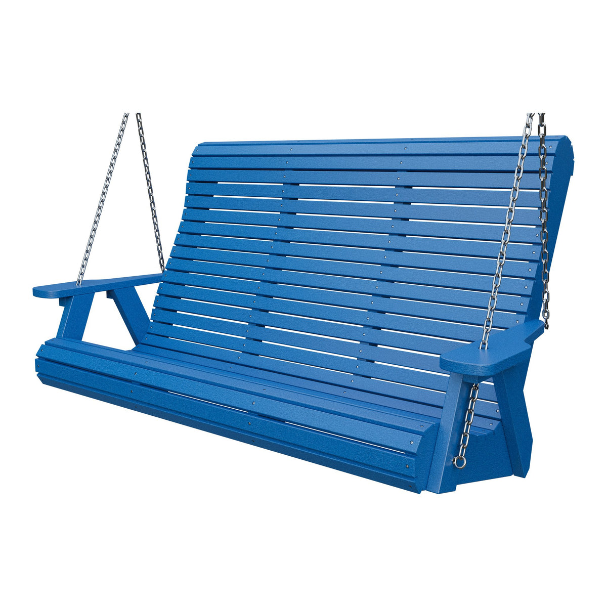 Amish 5' Poly Rollback Hanging Swing in Blue