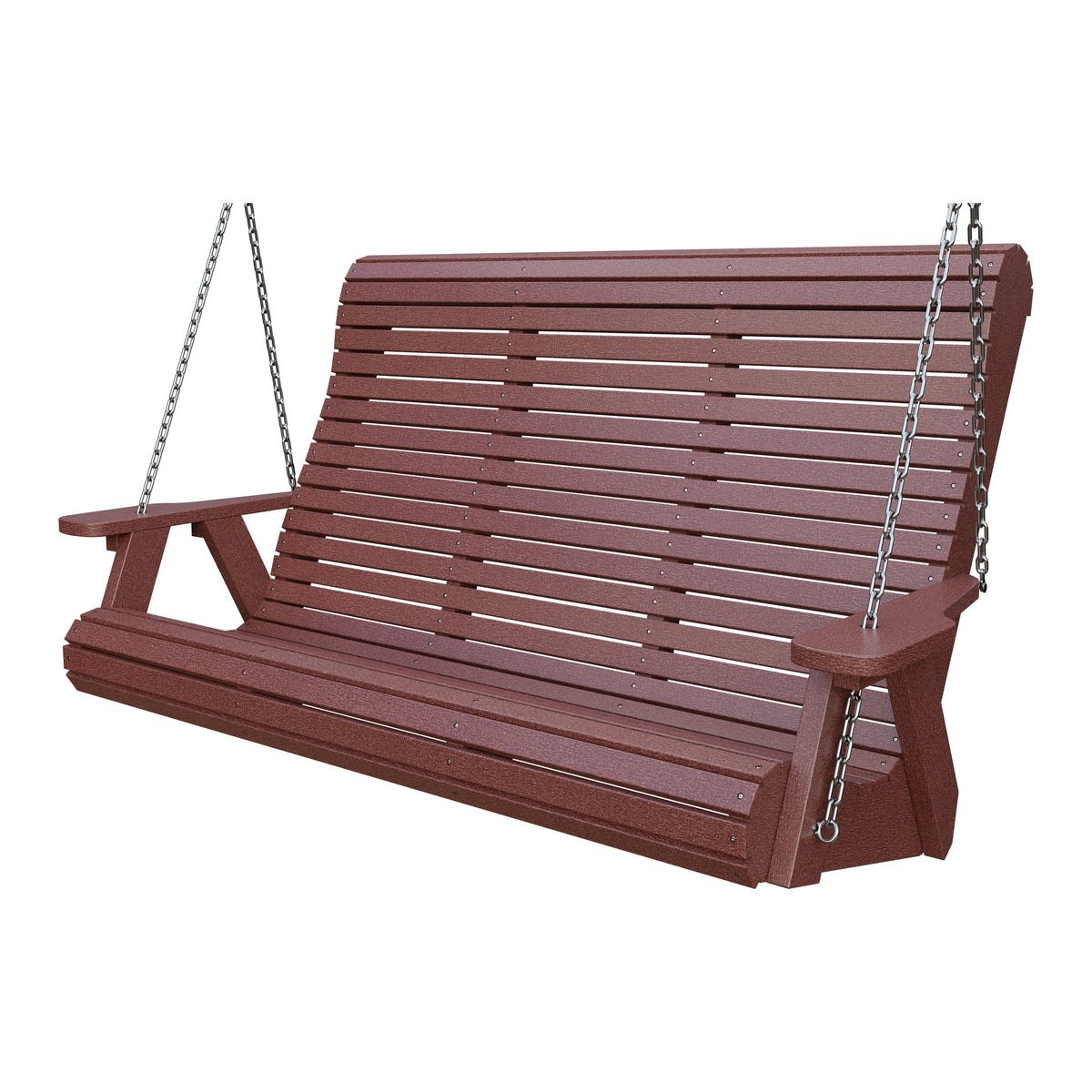 Amish 5' Poly Rollback Hanging Swing in Cherrywood