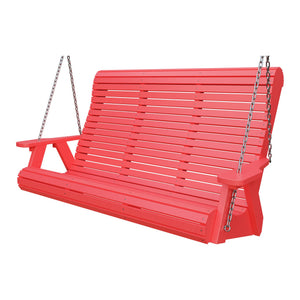 Amish 5' Poly Rollback Hanging Swing in Red