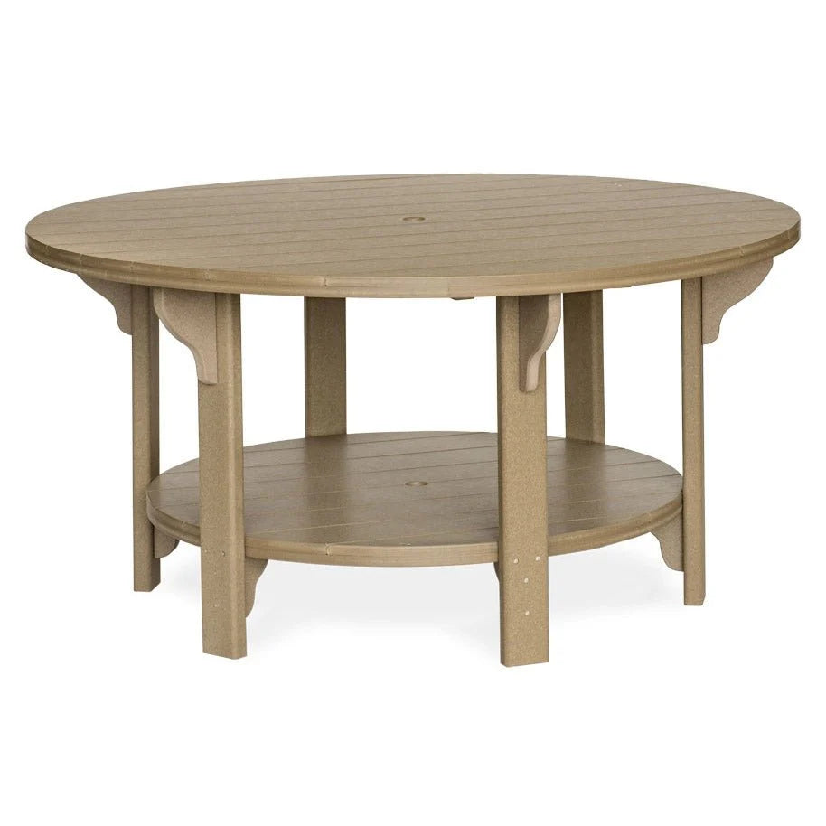 Amish Poly 60" Round Bistro Dining Table Set - snyders.furniture