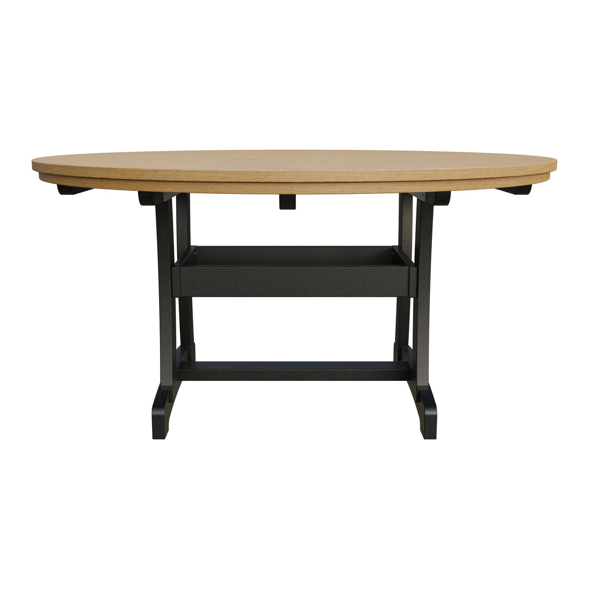 Amish Legacy 64" Round Outdoor Dining Table with Umbrella Hole