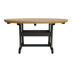 Amish Legacy 64" Round Outdoor Dining Table with Umbrella Hole