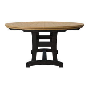 Amish Legacy 64" Round Outdoor Dining Table with Umbrella Hole