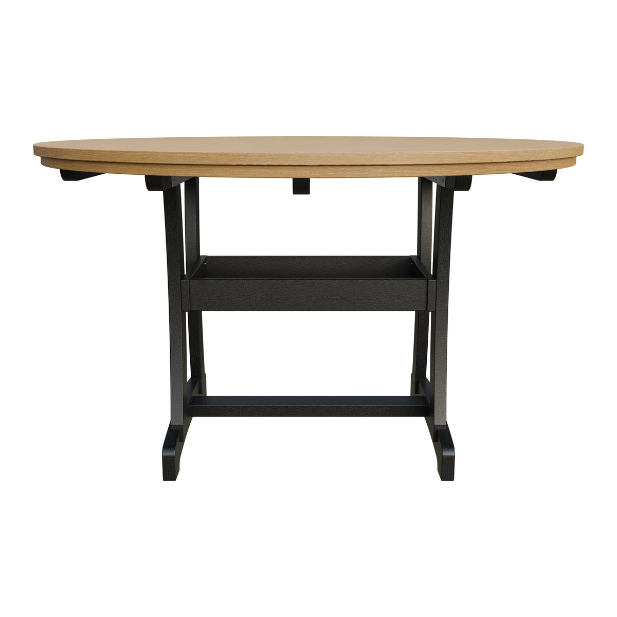 Amish Legacy 64" Round Outdoor Counter Table with Umbrella Hole