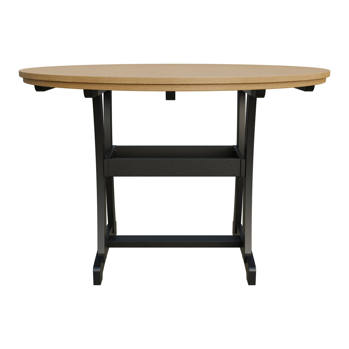 Amish Legacy 64" Round Outdoor Bar Table with Umbrella Hole