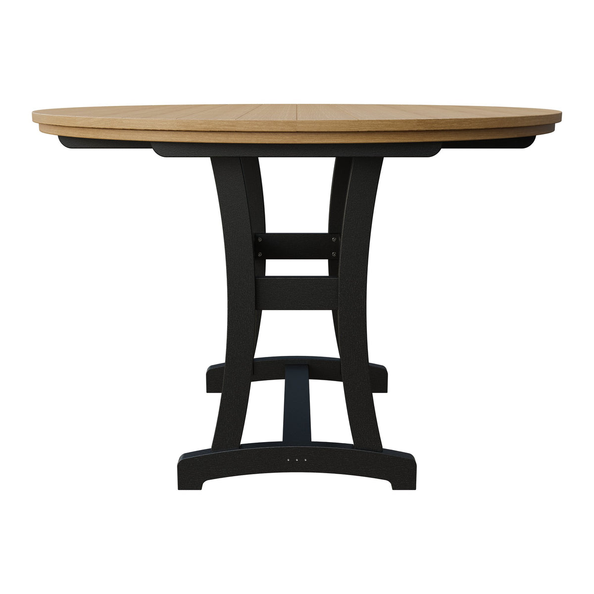 Amish Legacy 64" Round Outdoor Bar Table with Umbrella Hole