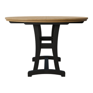Amish Legacy 64" Round Outdoor Bar Table with Umbrella Hole