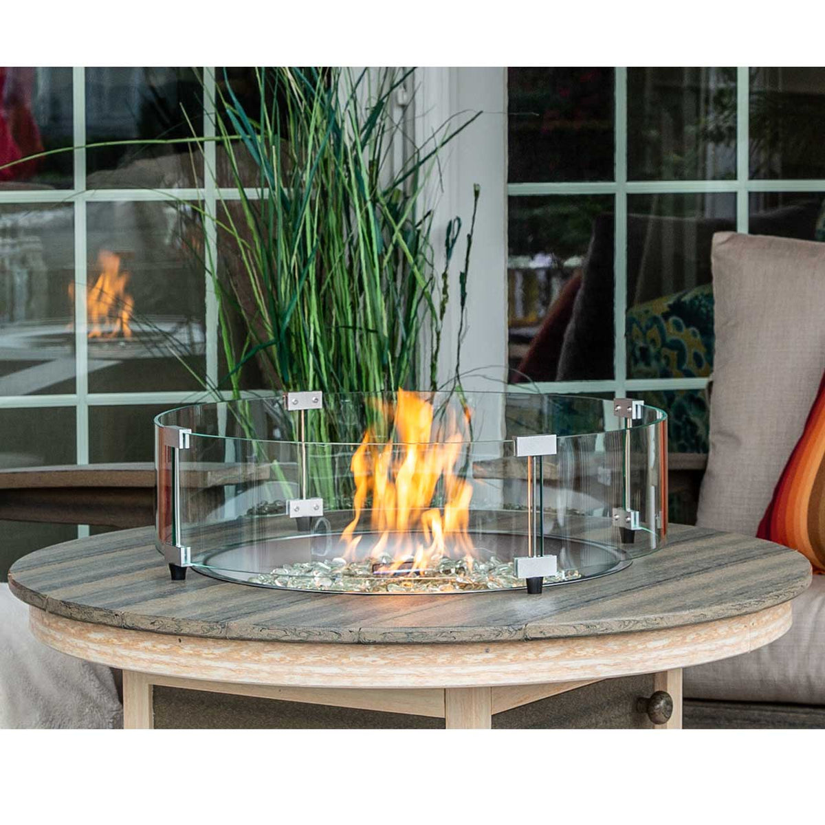 Amish Round Propane 38" Fire Pit
