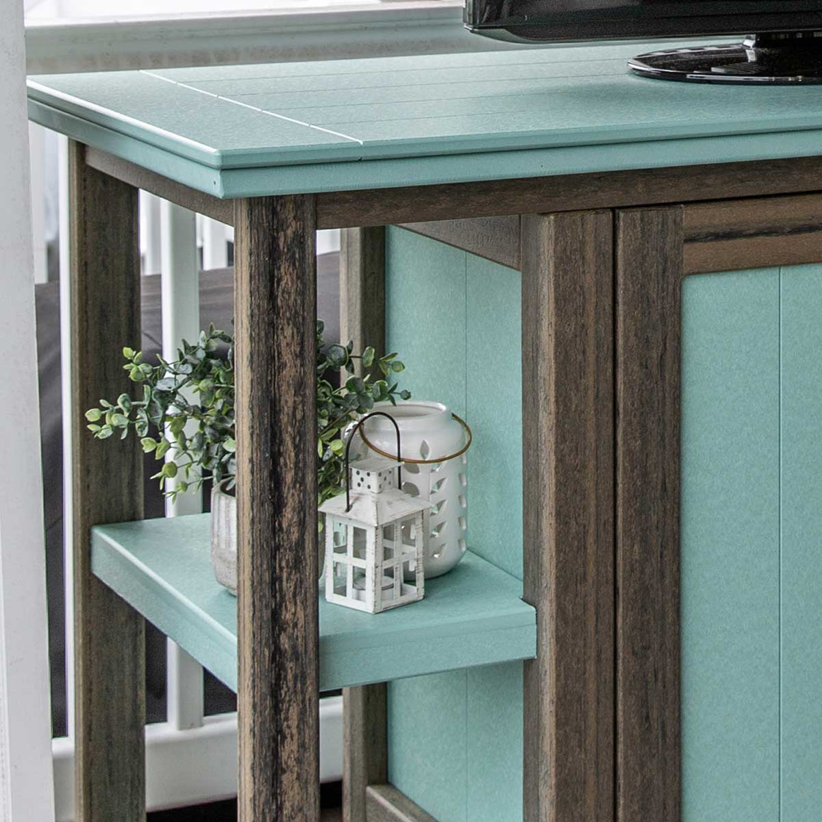 Mesa de servicio para mostrador de patio Amish Colonial Mission