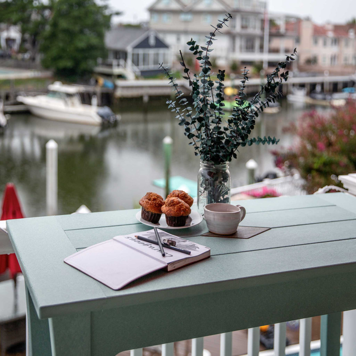 Mesa de servicio para mostrador de patio Amish Colonial Mission