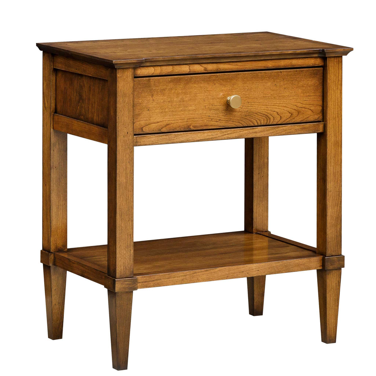 Amish Geneva Solid Wood Open Night Stand