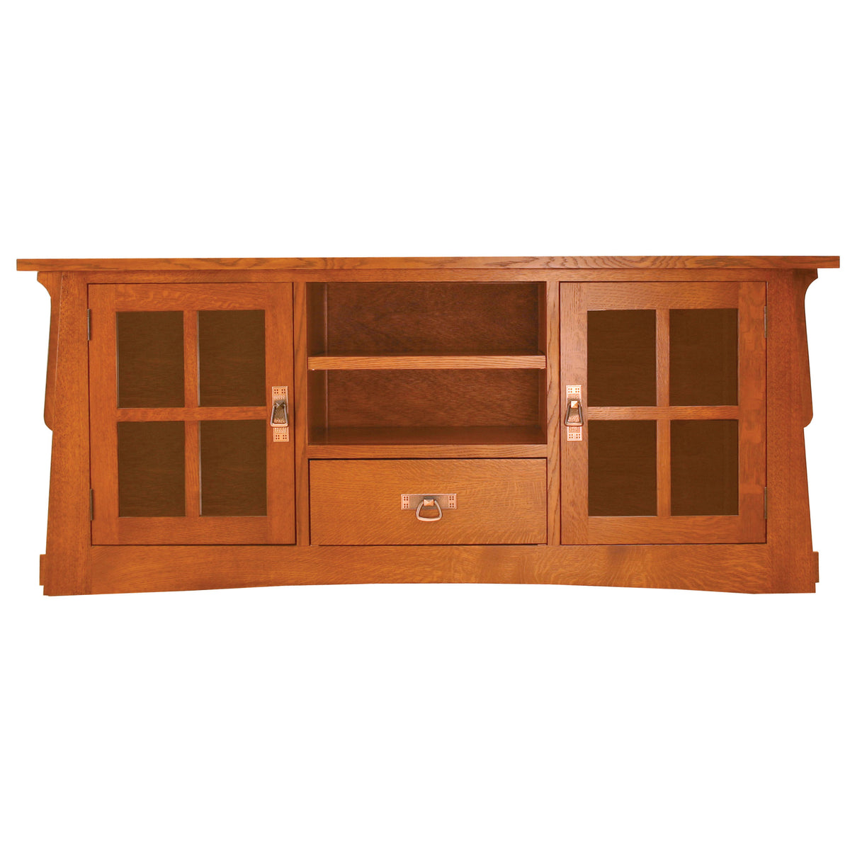 Consola de TV Alamosa de madera maciza Amish