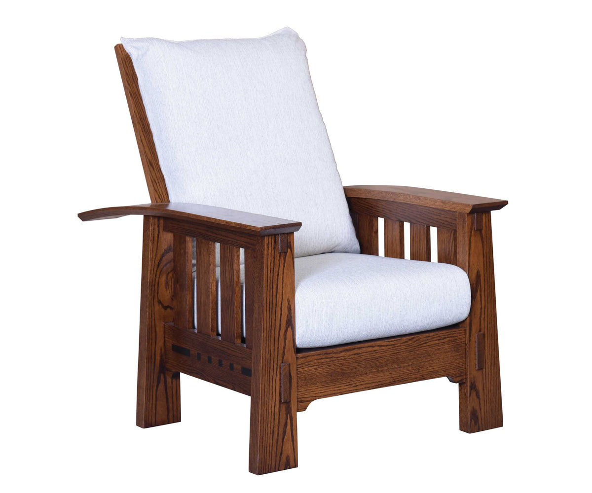 Amish Solid Wood Van Nuys Morris Chair