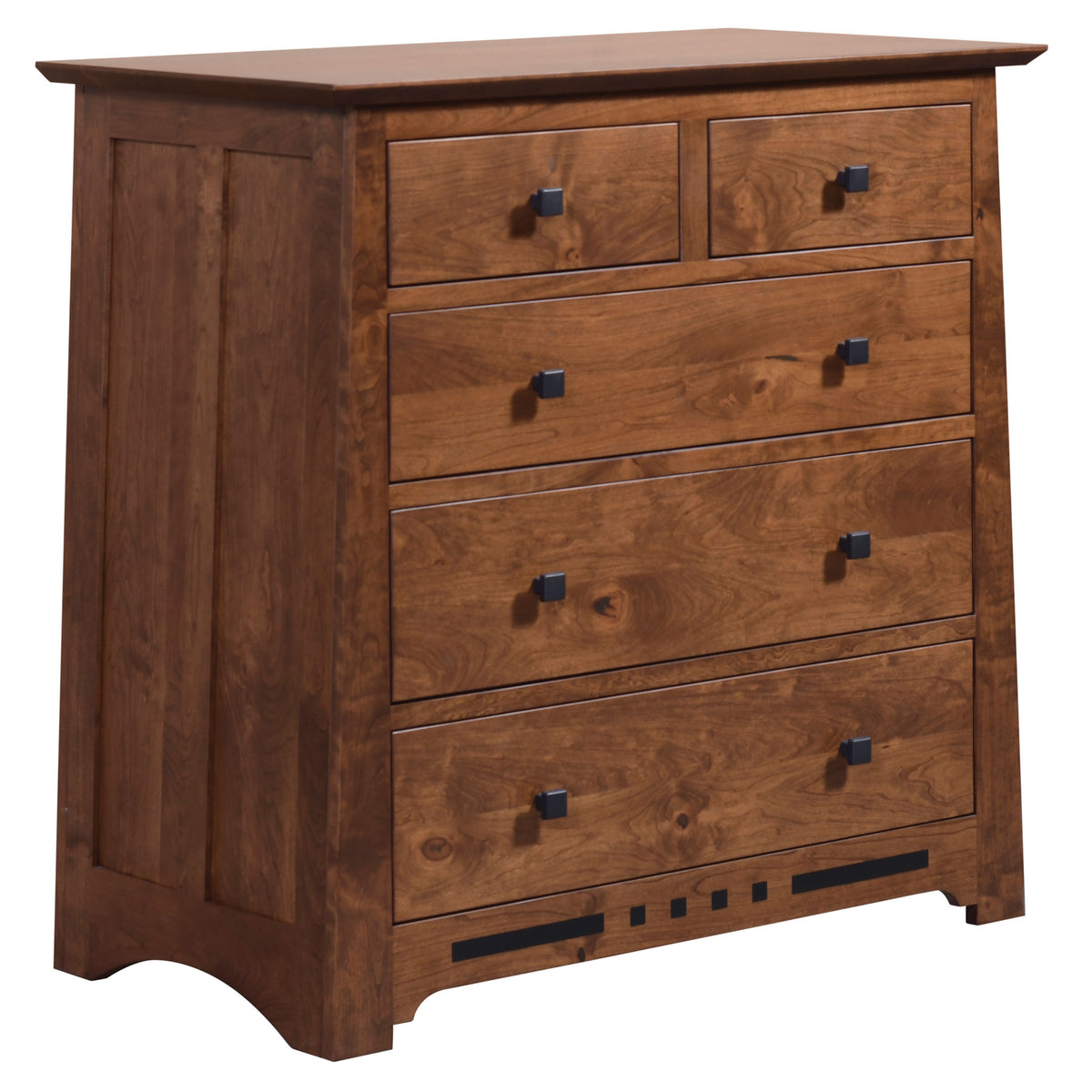 Amish Solid Wood Van Nuys 5-Drawer Chest