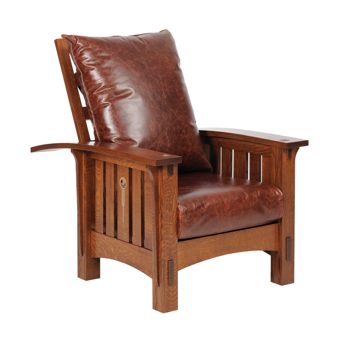 Silla Amish Artesano Morris de madera maciza