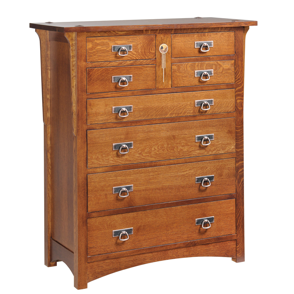 Amish Solid Wood Artesano 8-Drawer Chest