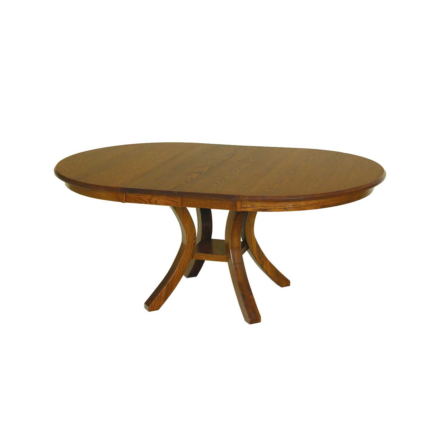 Amish Carlisle 48" Round Expandable Dining Table - Quick Ship