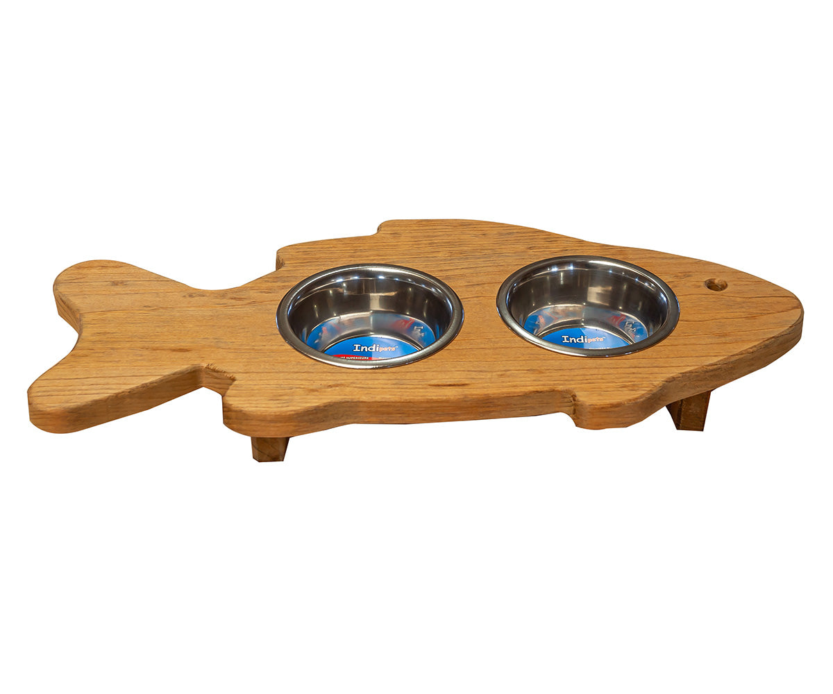 Amish Pet Fish ½ Pint Cat Feeder