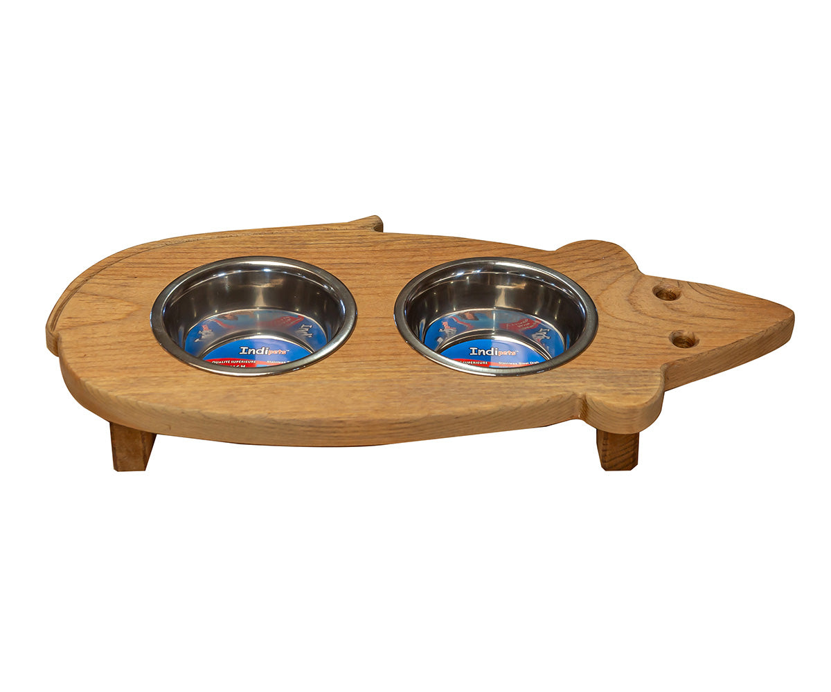 Amish Pet Mouse ½ Pint Cat Feeder