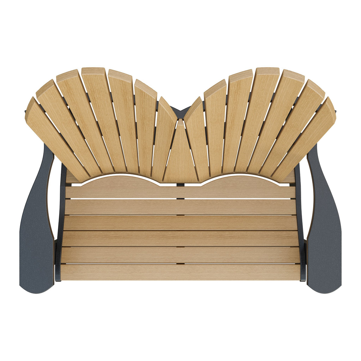 Amish Adirondack 4' Poly Loveseat