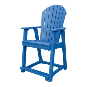 Amish Adirondack Poly Counter Chair in Blue