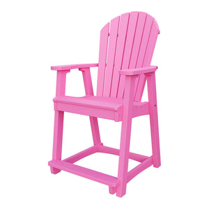 Amish Adirondack Poly Counter Chair in Pink