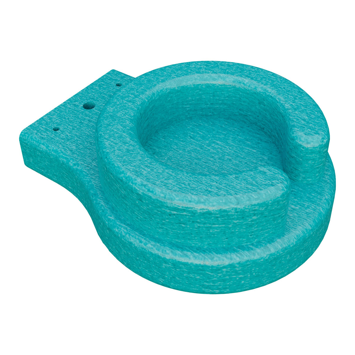 Amish Adirondack Poly Cup Holder in Aruba Blue