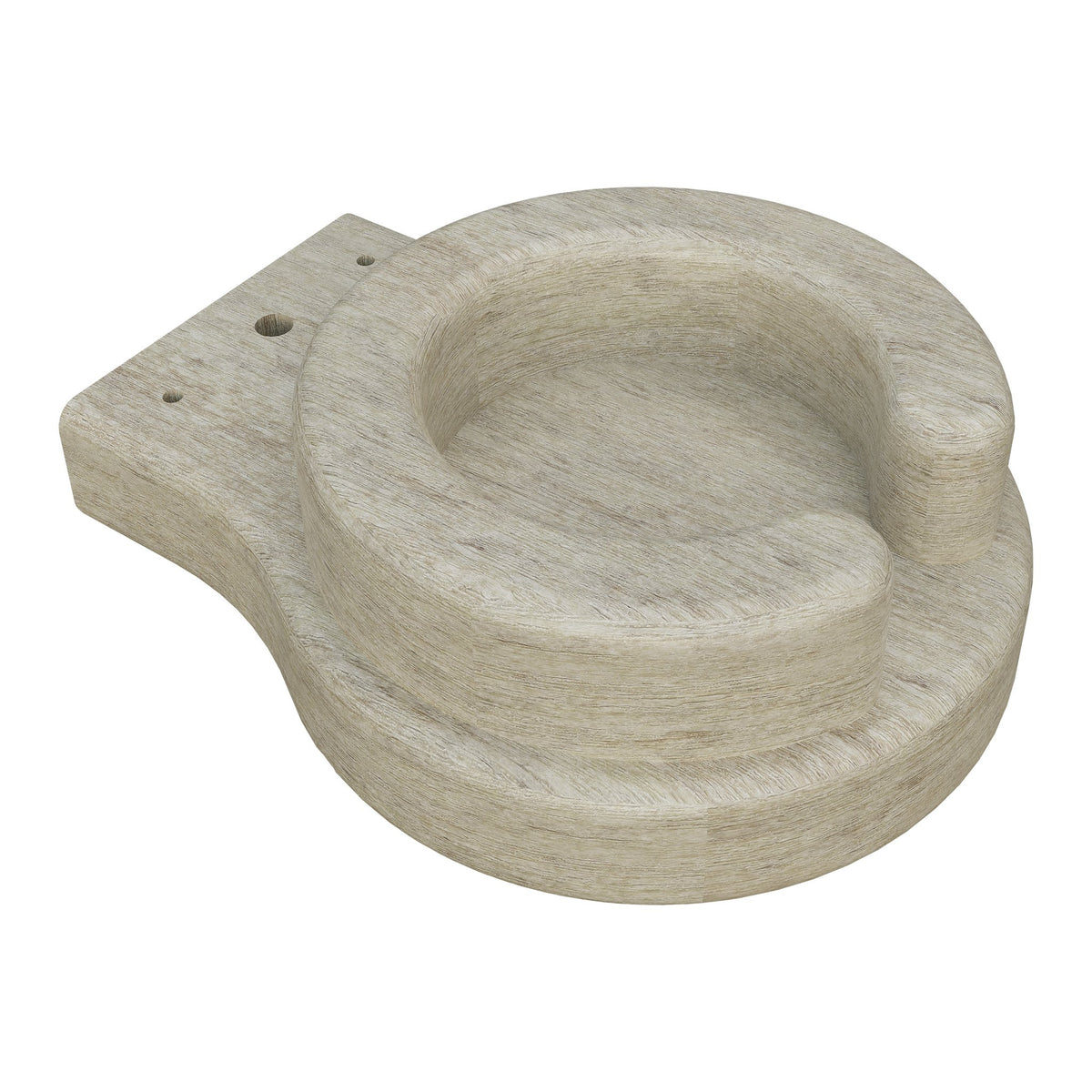 Amish Adirondack Poly Cup Holder in Birchwood