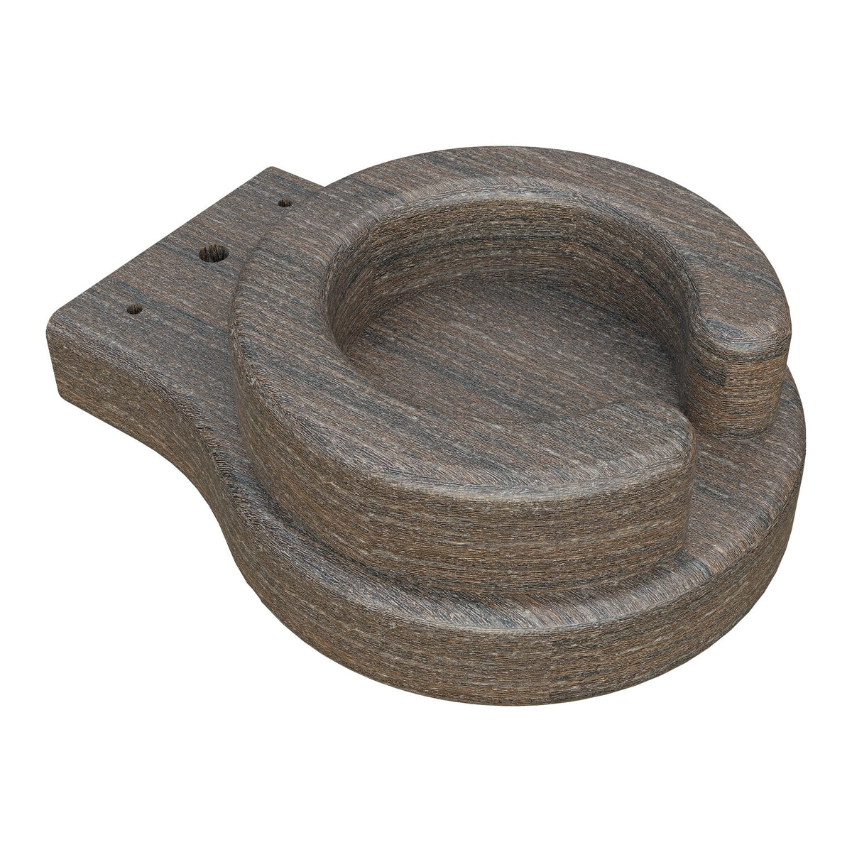 Amish Adirondack Poly Cup Holder in Brazilian Walnut