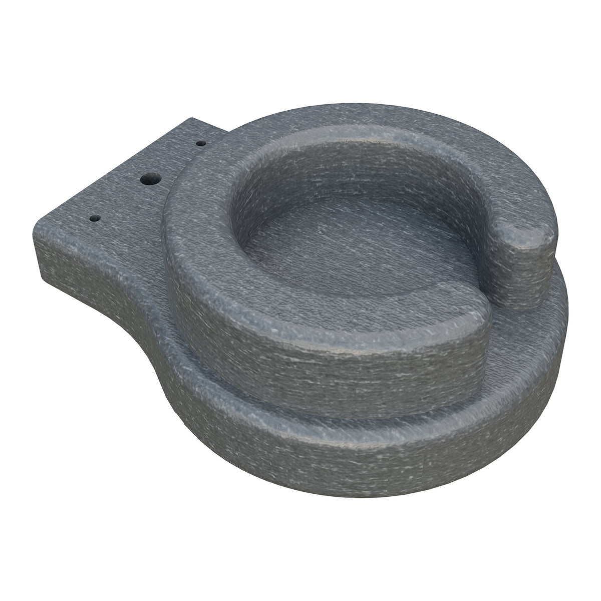 Amish Adirondack Poly Cup Holder in Gray