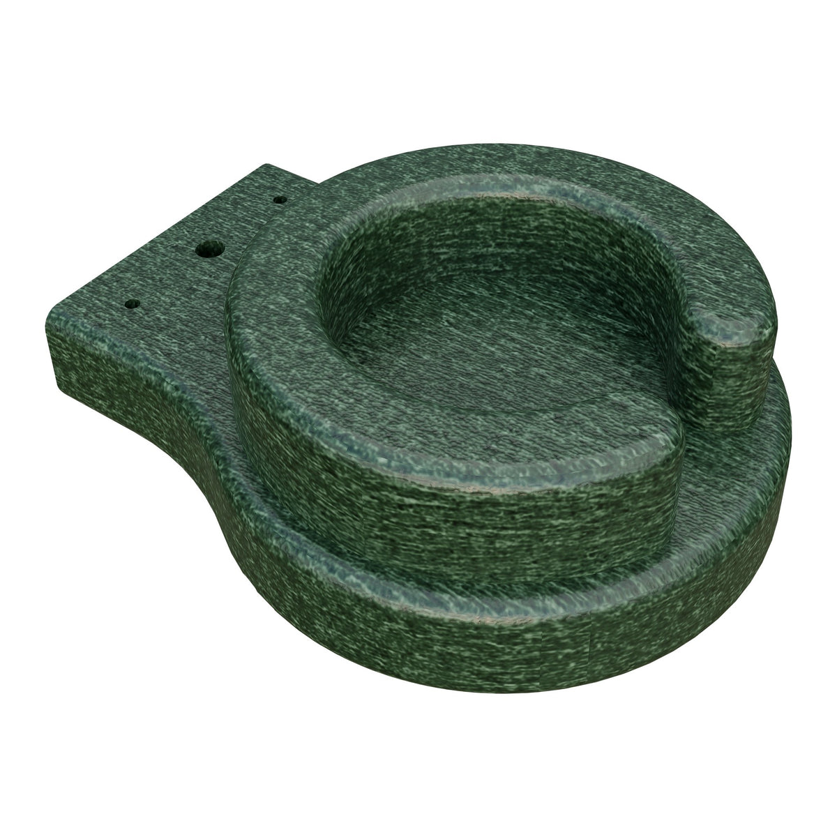 Amish Adirondack Poly Cup Holder in Turf Green