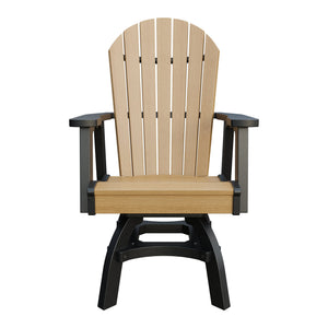 Amish Adirondack Swivel Dining Chair