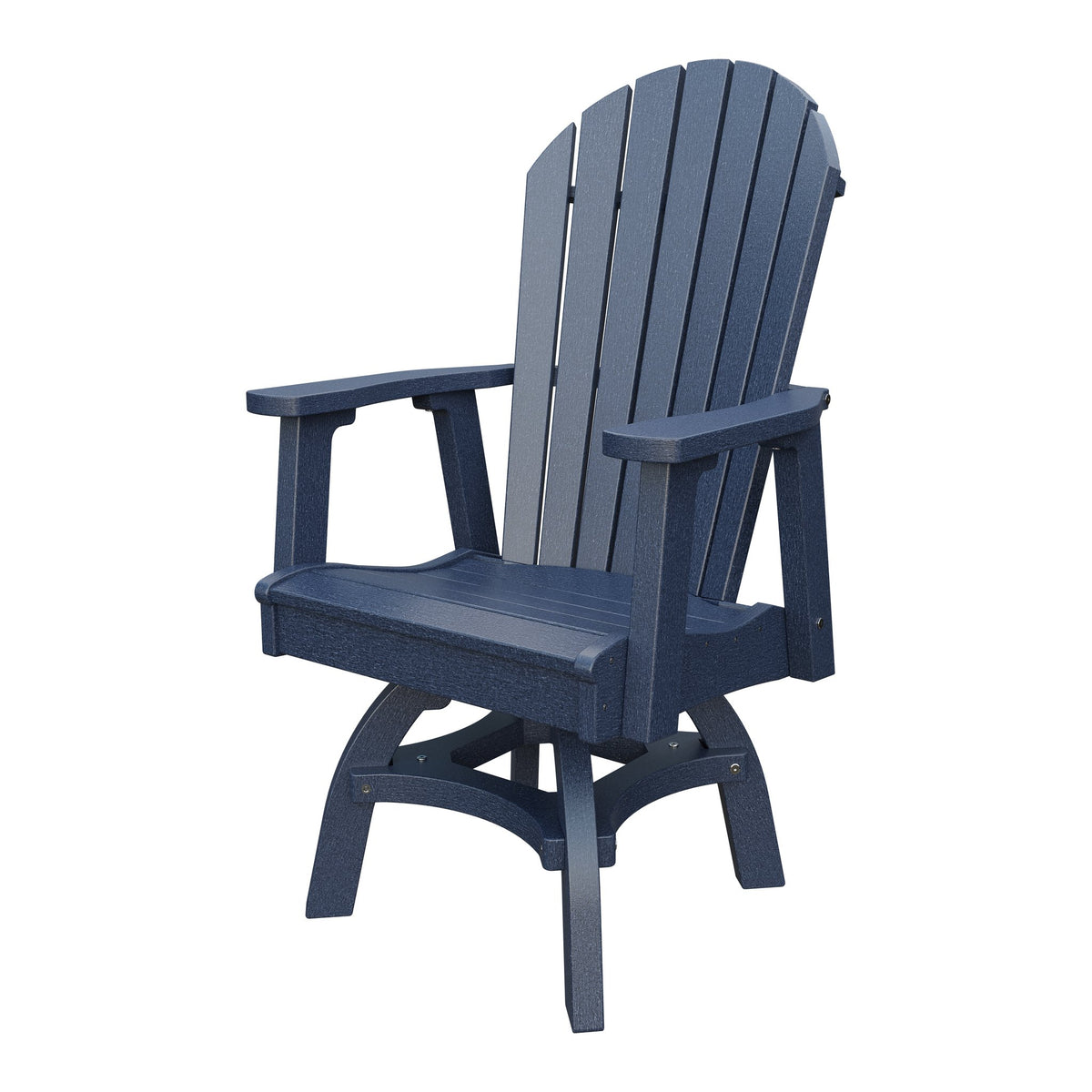 Amish Adirondack Swivel Dining Chair in Patriot Blue