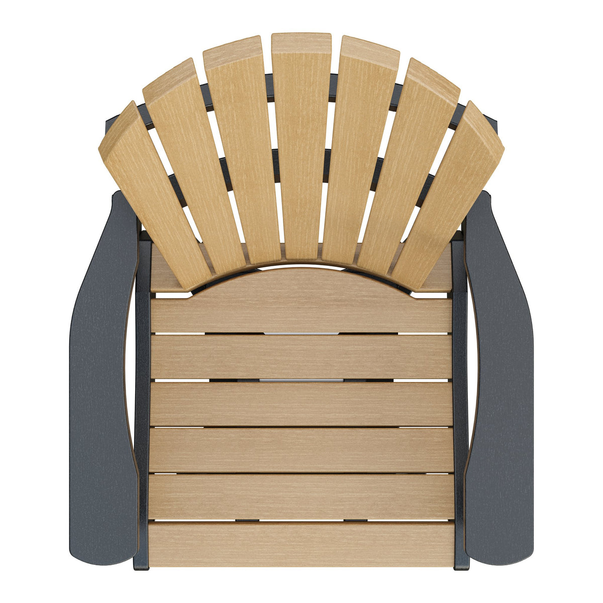 Amish Adirondack Swivel Dining Rocker