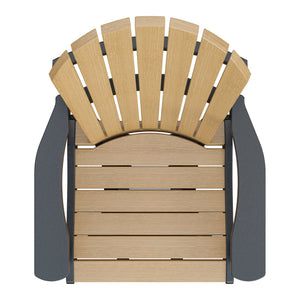 Amish Adirondack Swivel Dining Rocker