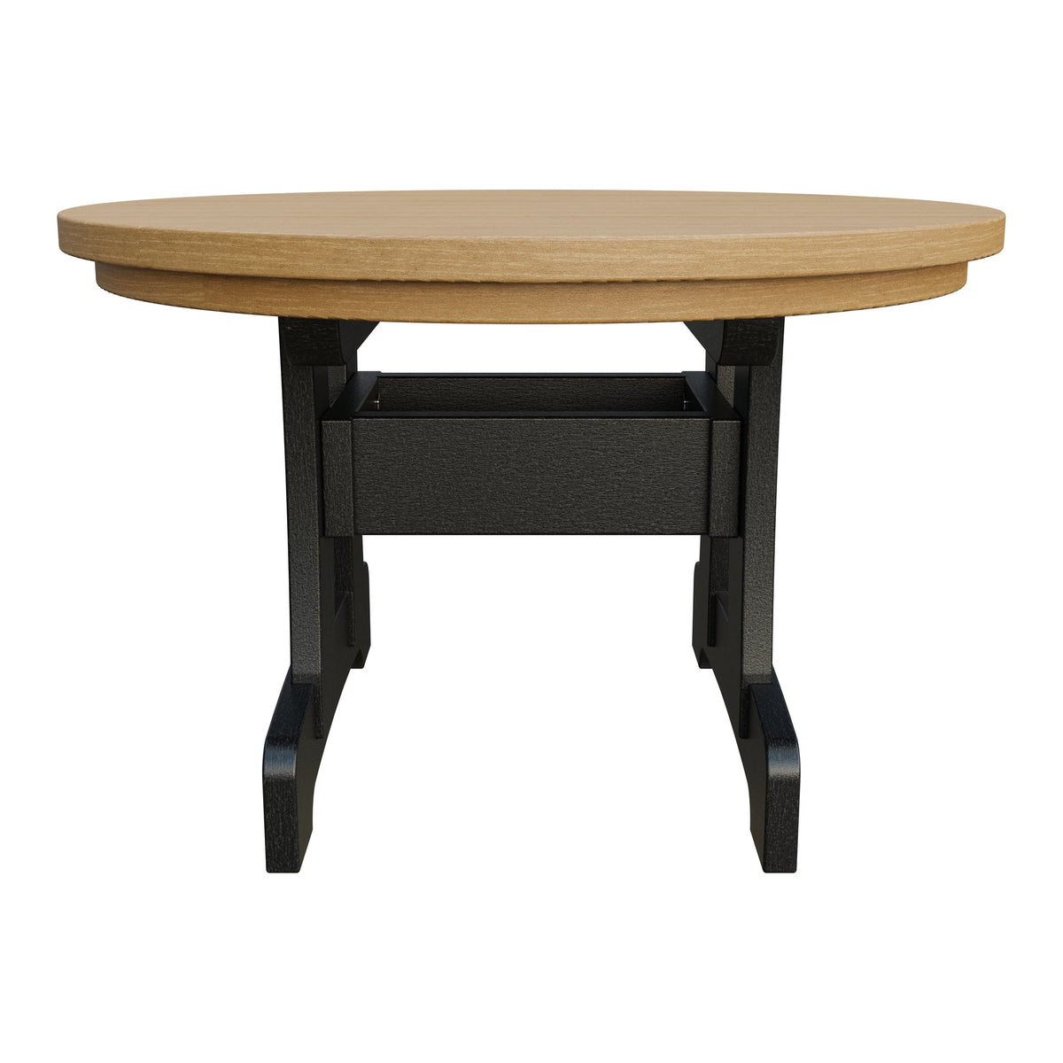 Amish Adirondack Round Poly Coffee Table