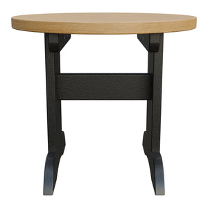 Amish Adirondack Round End Table