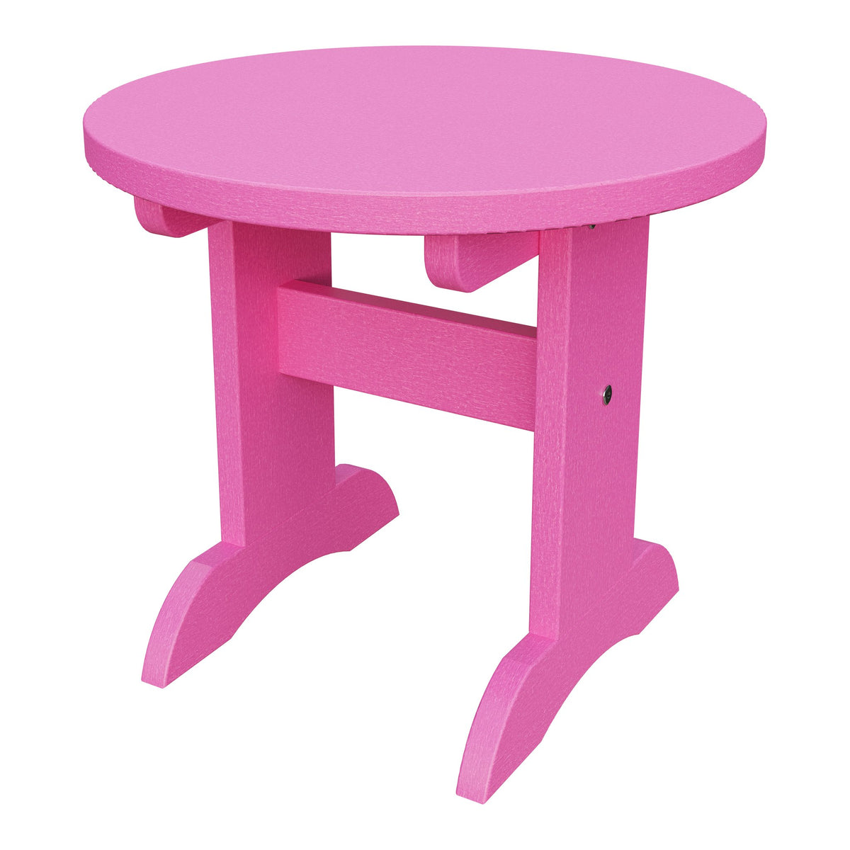 Amish Adirondack Round End Table in Pink