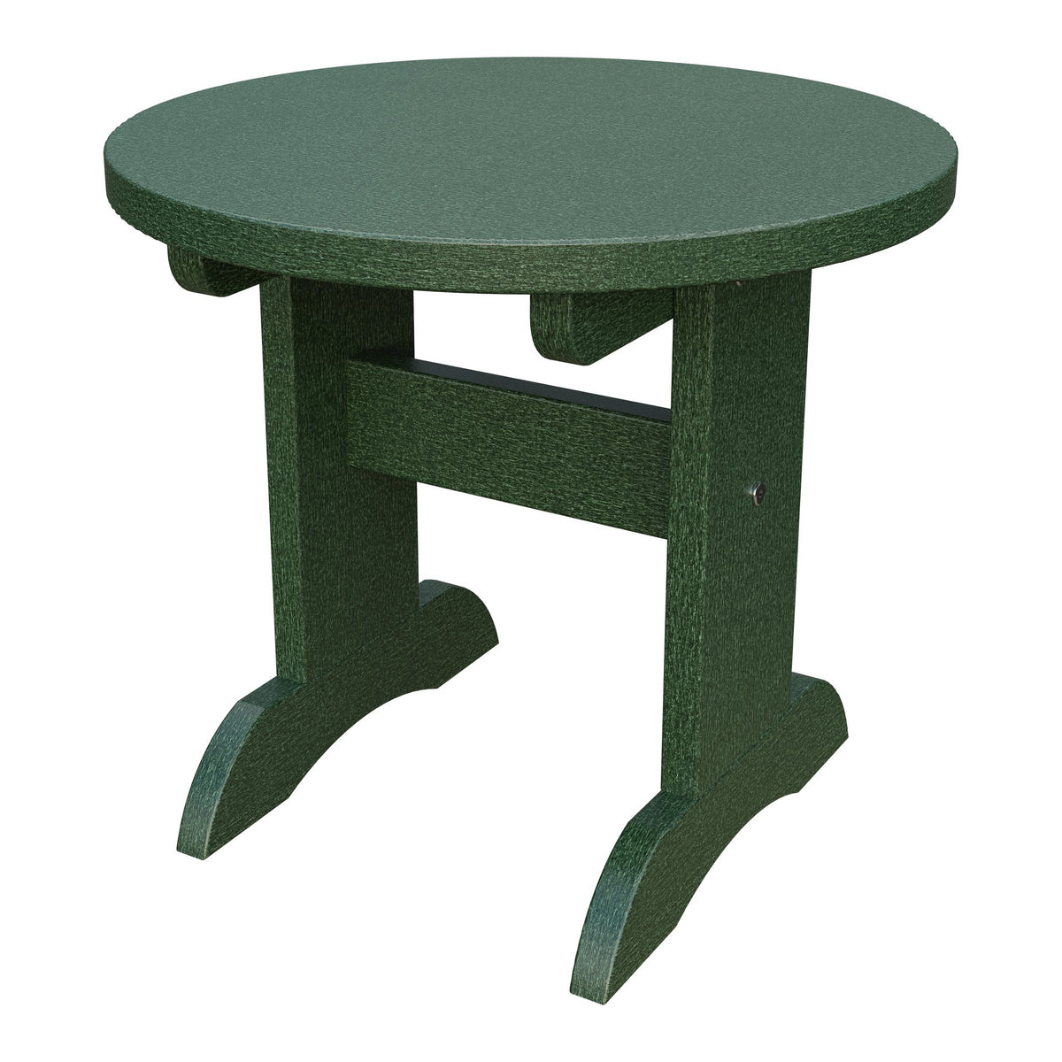 Amish Adirondack Round End Table in Turf Green