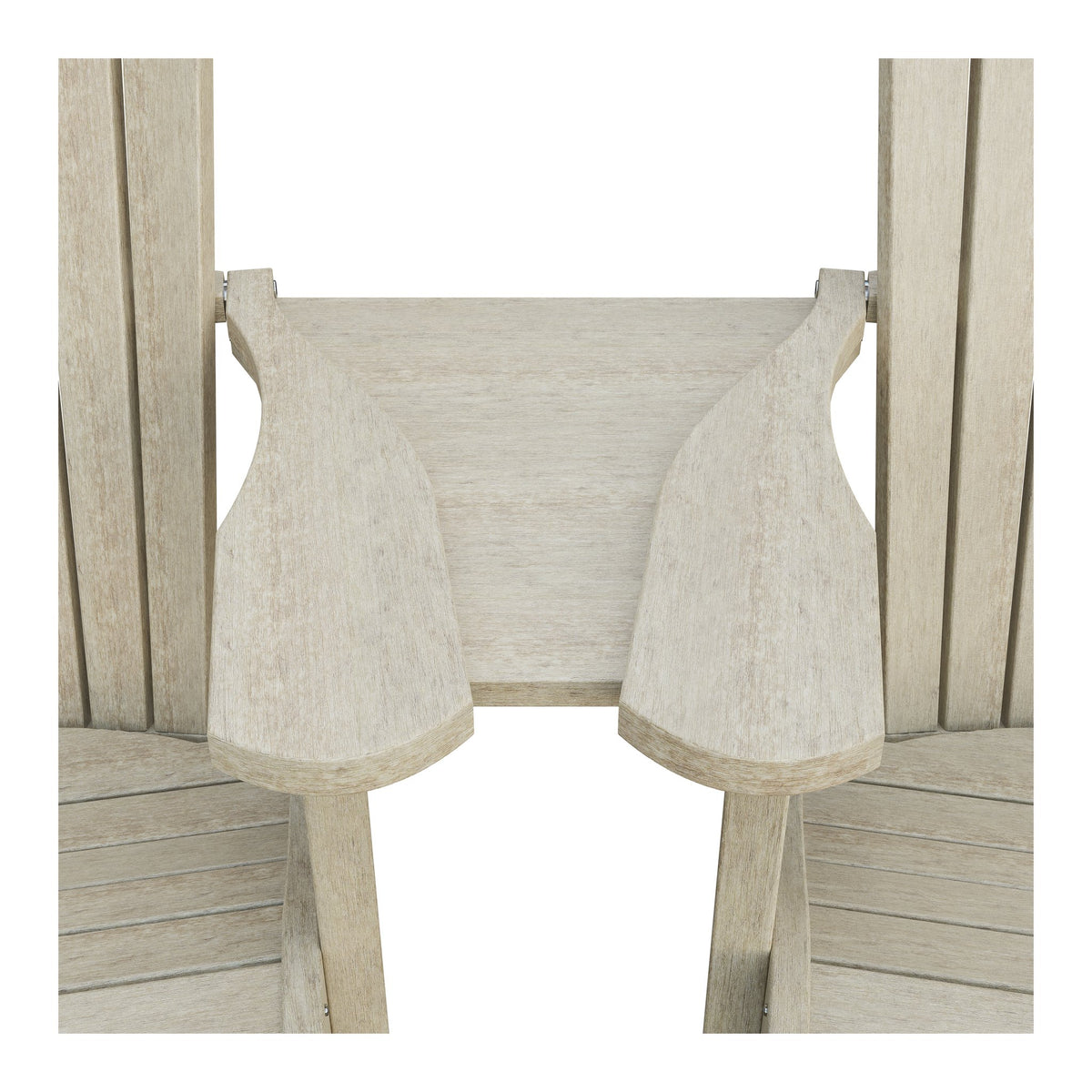 Amish Adirondack Settee Table Connector in Birchwood