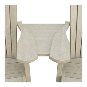 Amish Adirondack Settee Table Connector in Birchwood