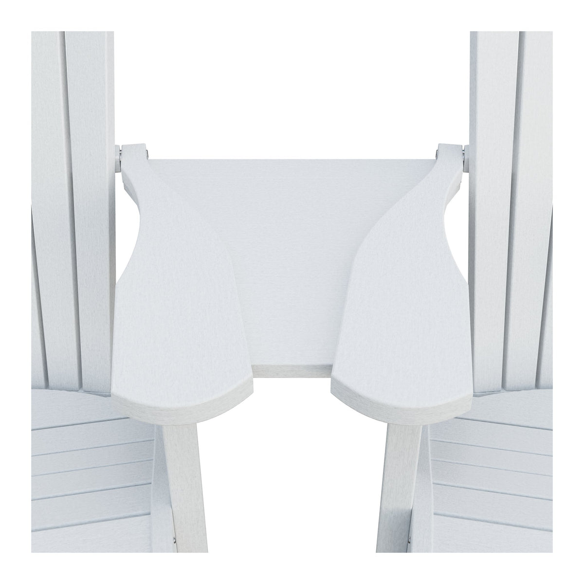 Amish Adirondack Settee Table Connector in Bright White
