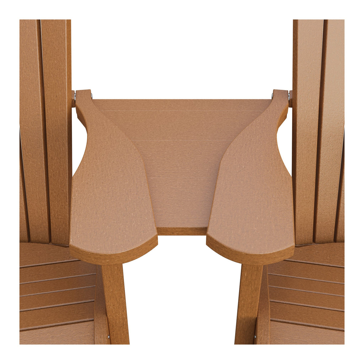 Amish Adirondack Settee Table Connector in Cedar
