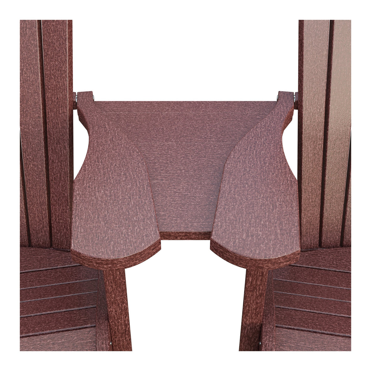 Amish Adirondack Settee Table Connector in Cherrywood