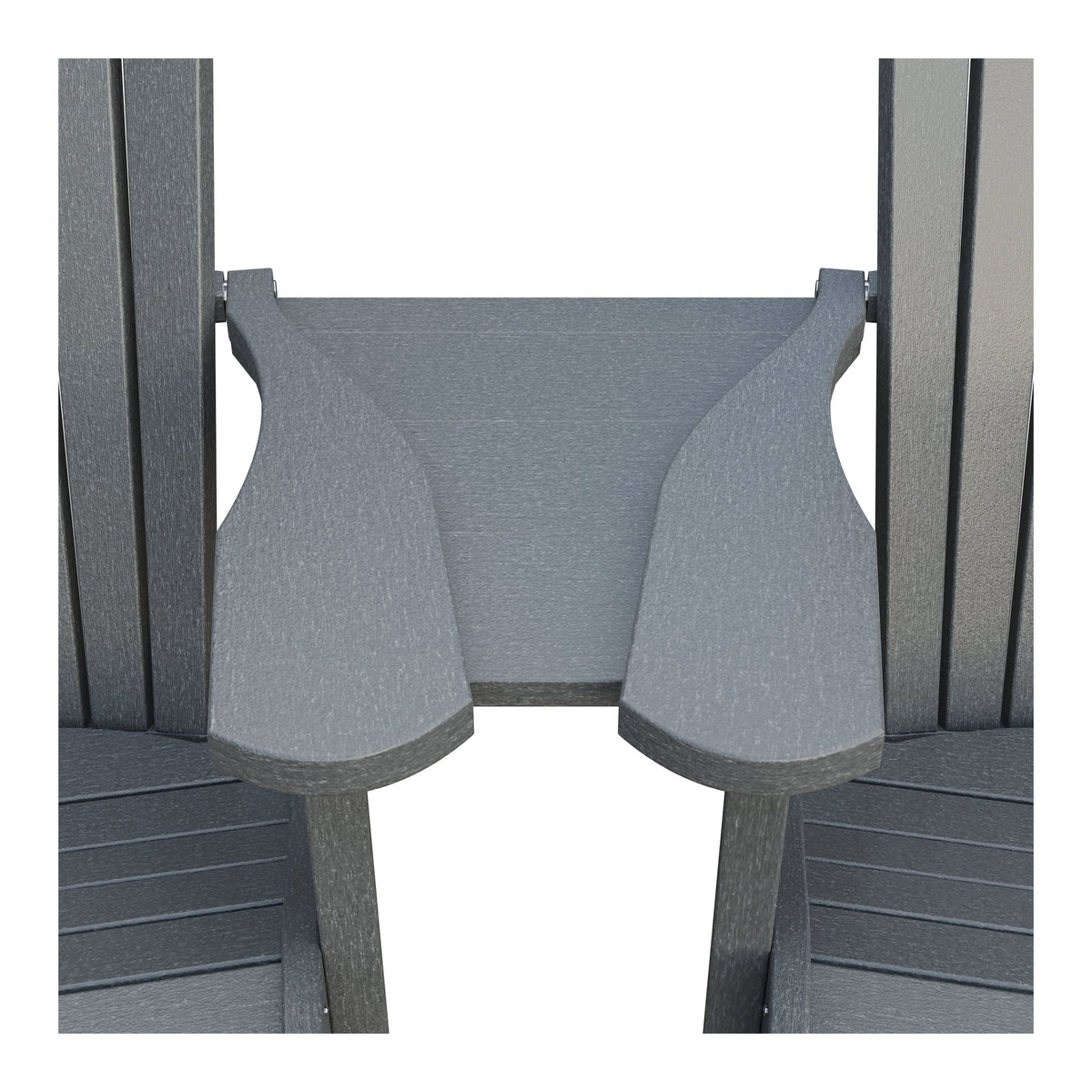 Amish Adirondack Settee Table Connector in Gray