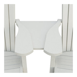Amish Adirondack Settee Table Connector in Ivory