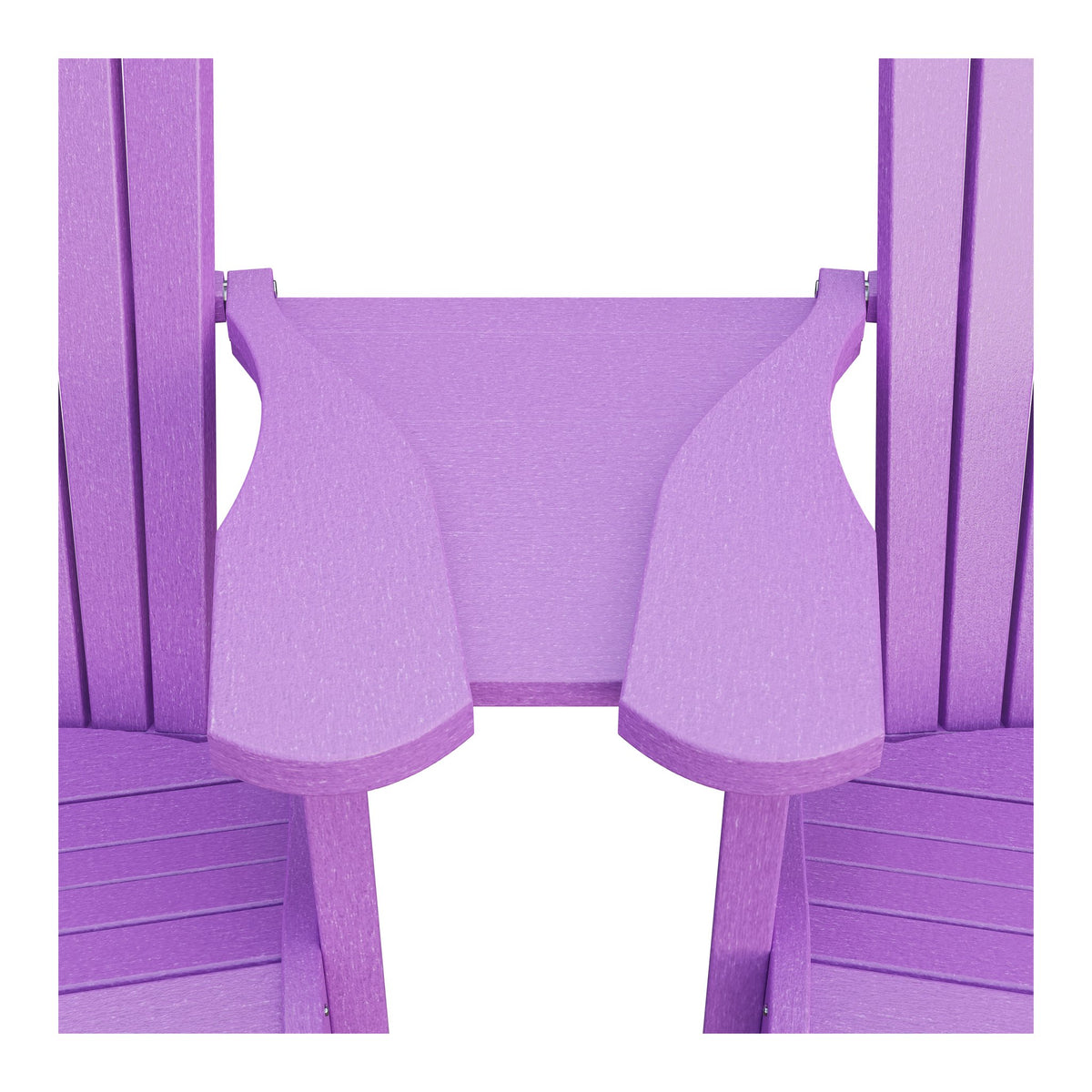 Amish Adirondack Settee Table Connector in Bright Purple