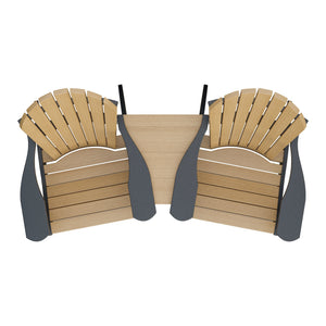 Amish Adirondack Settee Table Connector