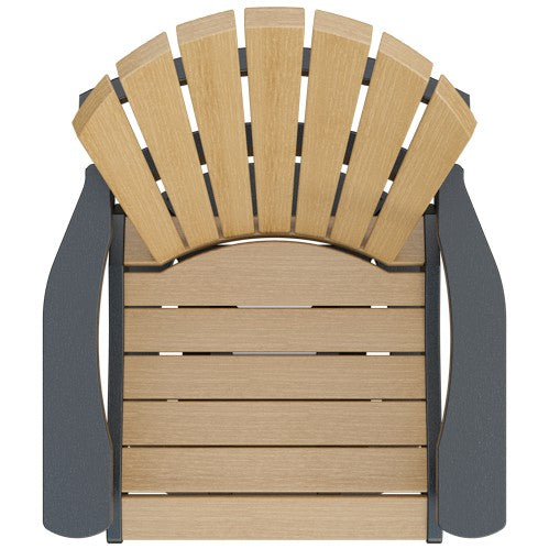 Amish Adirondack Swivel Counter Height Chair