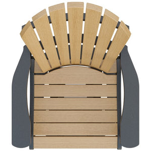 Amish Adirondack Swivel Counter Height Chair